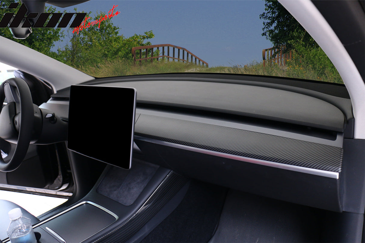 2020-2023 Tesla Y 21-23 3 Dashboard Wrap Panel ABS