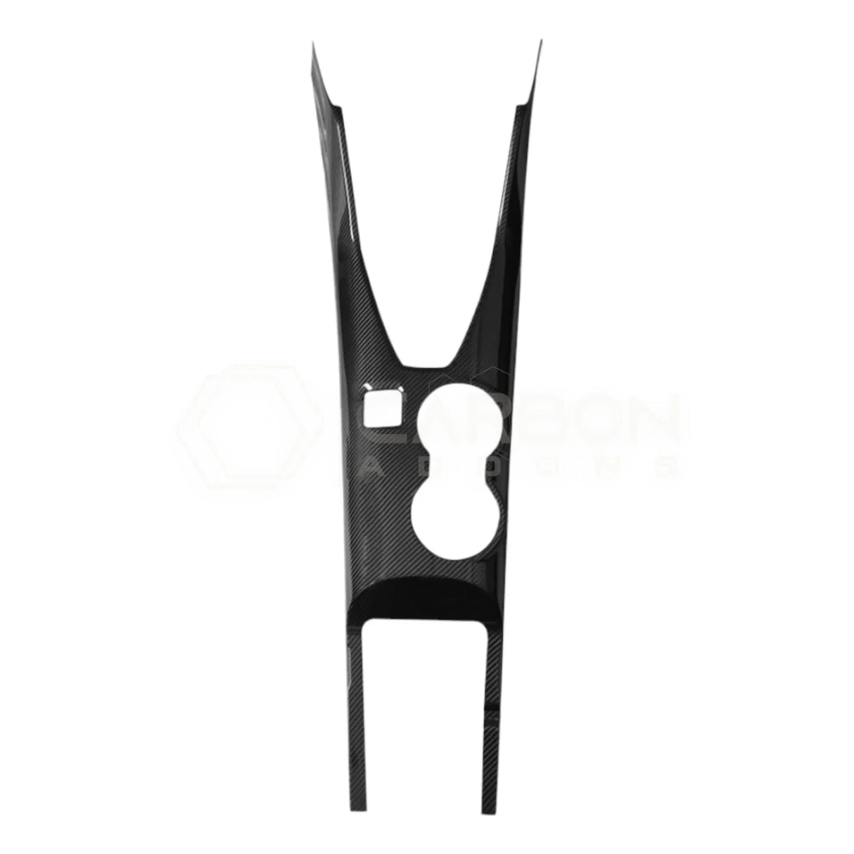2024+ S650 Mustang Hard Carbon Fiber Center Console Trim Cover
