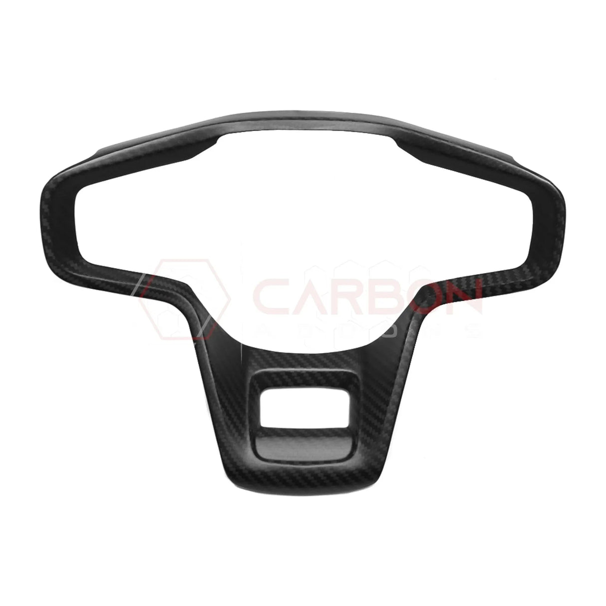Real Carbon Fiber Steering Wheel Button Trim Cover For 2021+ Bronco