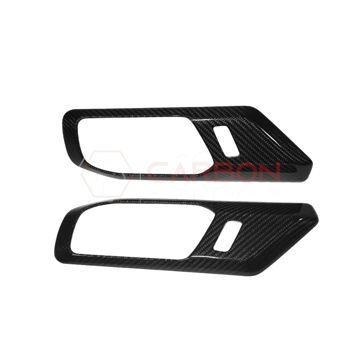 2021+ Bronco Real Carbon Fiber Interior Door Handle Trim Covers