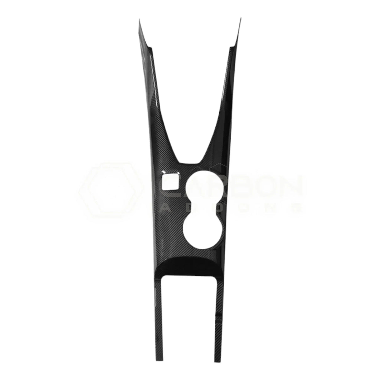 Real Carbon Fiber Center Console Trim Cover for 2024+ Ford Mustang