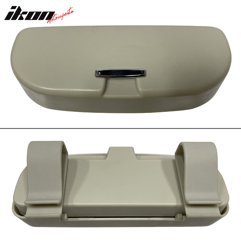 Universal Black Auto Car Sunglasses Holder Organizer Sun Visor Box ABS