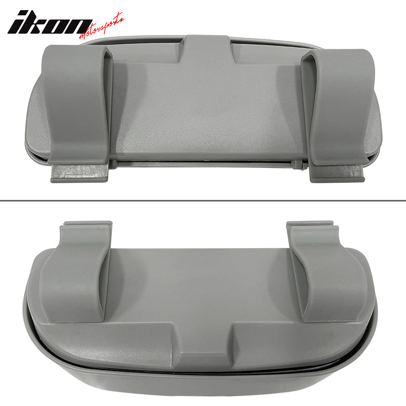 Universal Black Auto Car Sunglasses Holder Organizer Sun Visor Box ABS