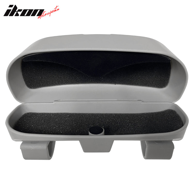 Universal Black Auto Car Sunglasses Holder Organizer Sun Visor Box ABS