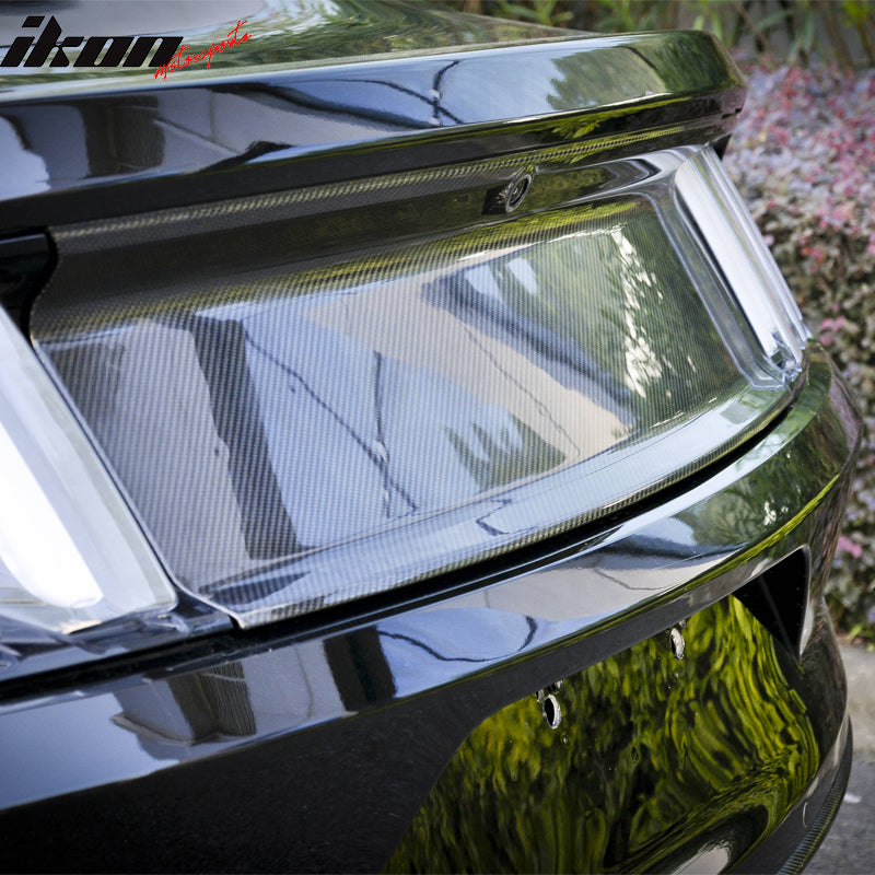 2015-2023 Ford Mustang Vintage Rear Trunk Lid Cover Panel Carbon Fiber