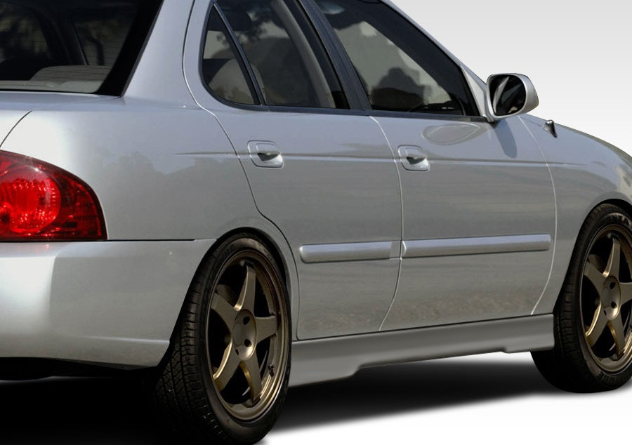 2000-2006 Nissan Sentra Evo 5 Style Side Skirts - 2 Piece - FRP