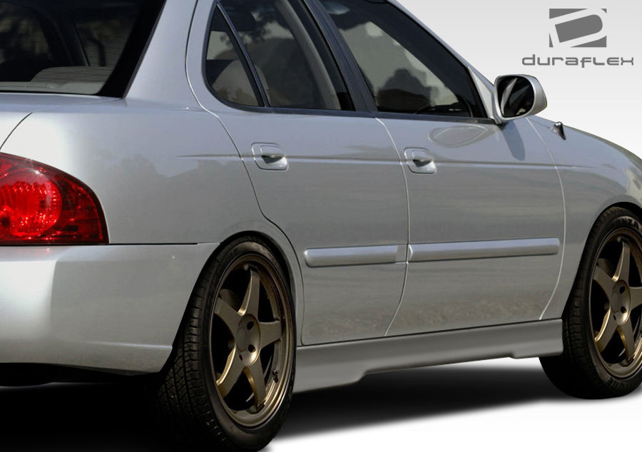 2000-2006 Nissan Sentra Evo 5 Style Side Skirts - 2 Piece - FRP