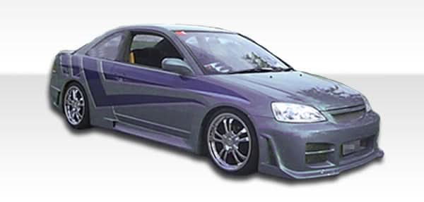 2001-2005 Honda Civic 2DR R34 Style Side Skirts Rocker Panels - FRP