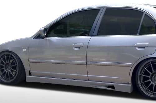 2001-2005 Honda Civic 4DR R34 Style Side Skirts Rocker Panels - FRP