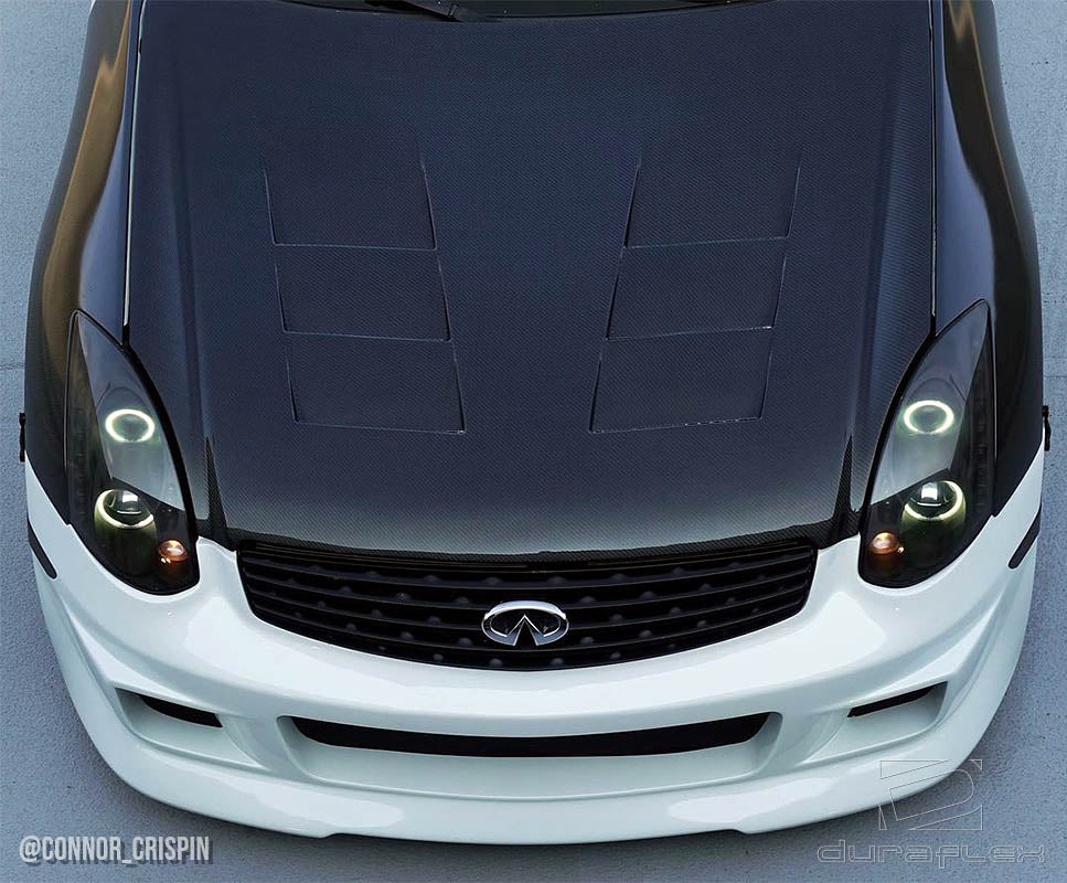 2003-2007 Infiniti G Coupe G35 Duraflex Type G Front Bumper Cover - 1 Piece