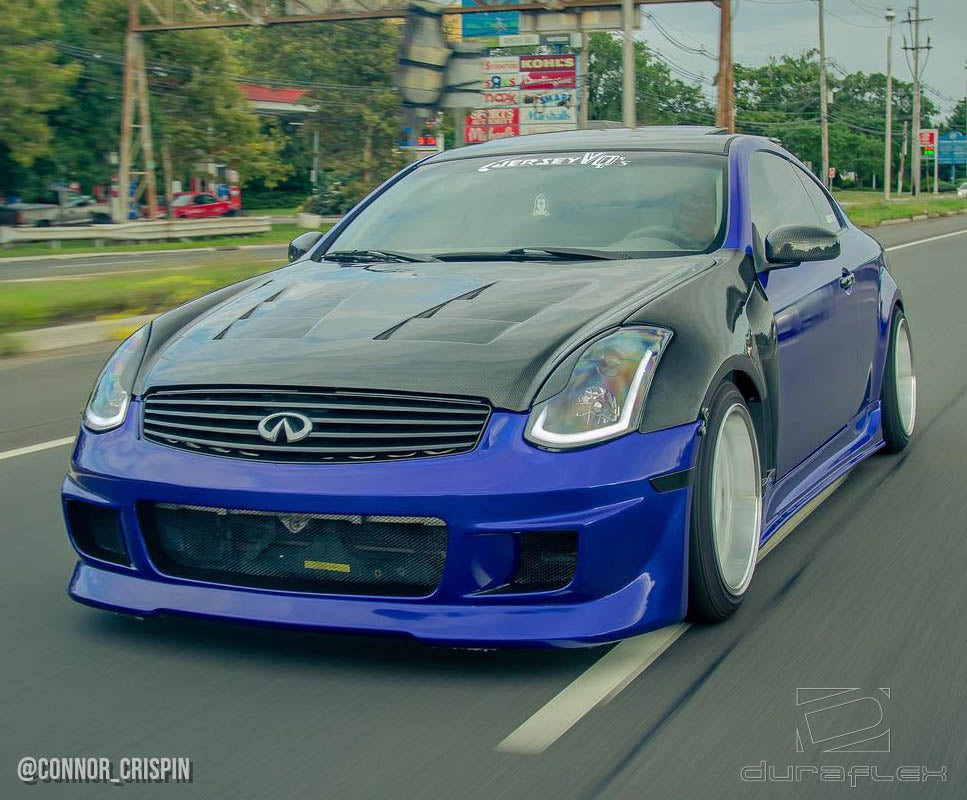 2003-2007 Infiniti G Coupe G35 Duraflex Type G Front Bumper Cover - 1 Piece