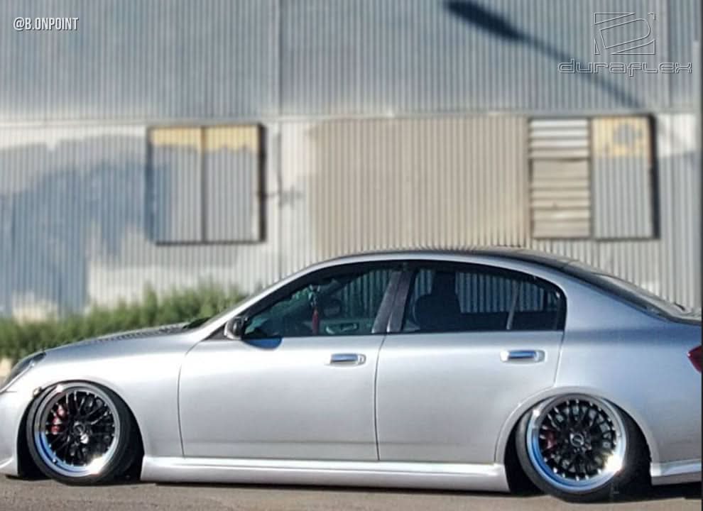 2003-2004 Infiniti G35 GT Competition Style Side Skirts - 2 Piece - FRP