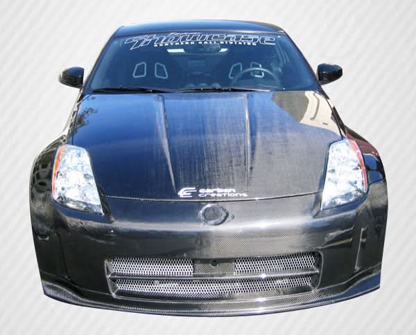 2003-2006 Nissan 350Z OEM Look Hood - Carbon Fiber