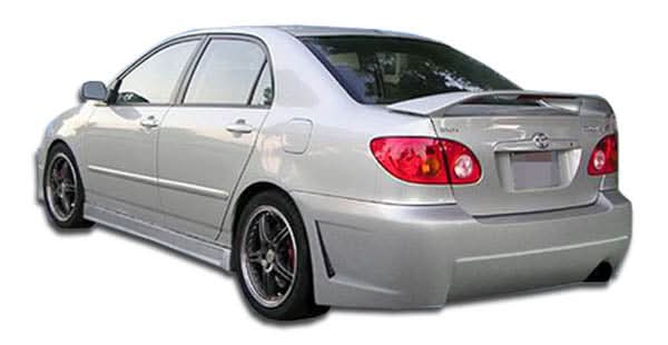 2003-2008 Toyota Corolla B-2 Style Rear Bumper Cover - FRP