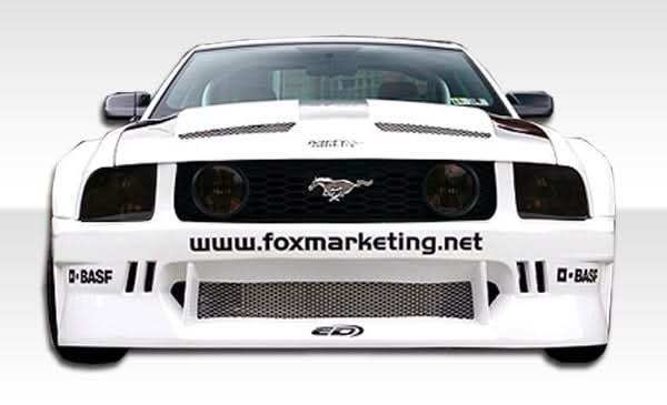 2005-2009 Ford Mustang Circuit Style Wide Body Front Bumper - FRP