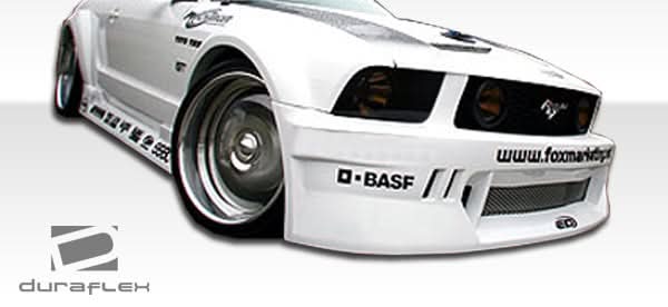 2005-2009 Ford Mustang Circuit Style Wide Body Front Fenders - FRP