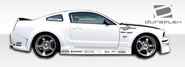 2005-2009 Ford Mustang Circuit Style Wide Body Rear Fender Flares - FRP