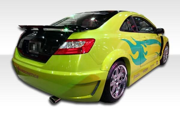 2006-2011 Honda Civic 2DR Circuit Style Wide Body Rear Fender Flares - FRP