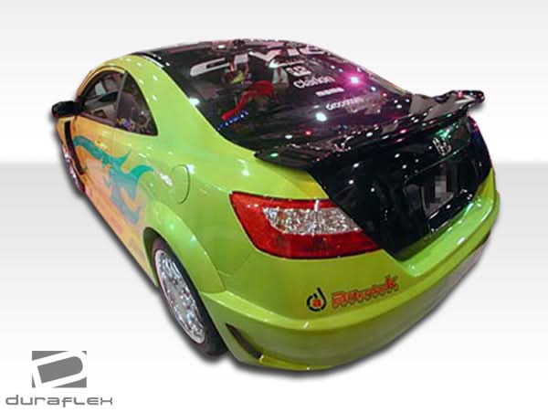 2006-2011 Honda Civic 2DR Circuit Style Wide Body Rear Fender Flares - FRP