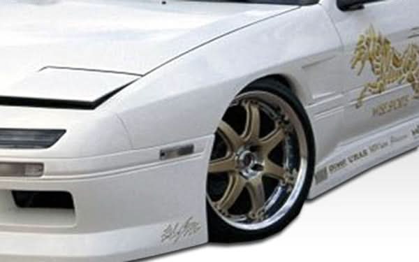 1986-1991 Mazda RX-7 M-1 Sport Style Front Fenders (+20mm) - FRP