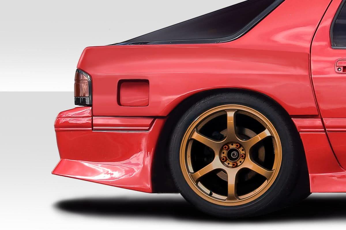 1986-1991 Mazda RX-7 M-1 Sport Style Rear Fender Flares - FRP