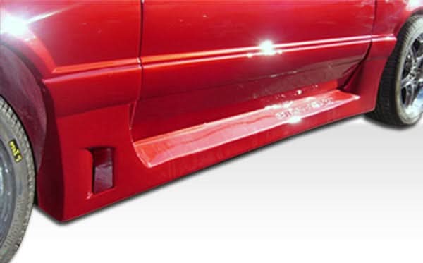 1979-1993 Ford Mustang GTX Style Side Skirts Rocker Panels - FRP