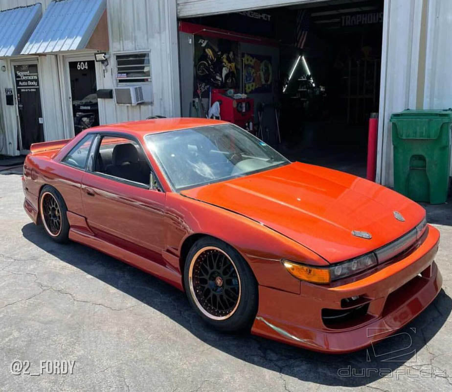 1989-1994 Nissan Silvia S13 Duraflex M-1 Sport Fenders (+30mm)- 2 Piece