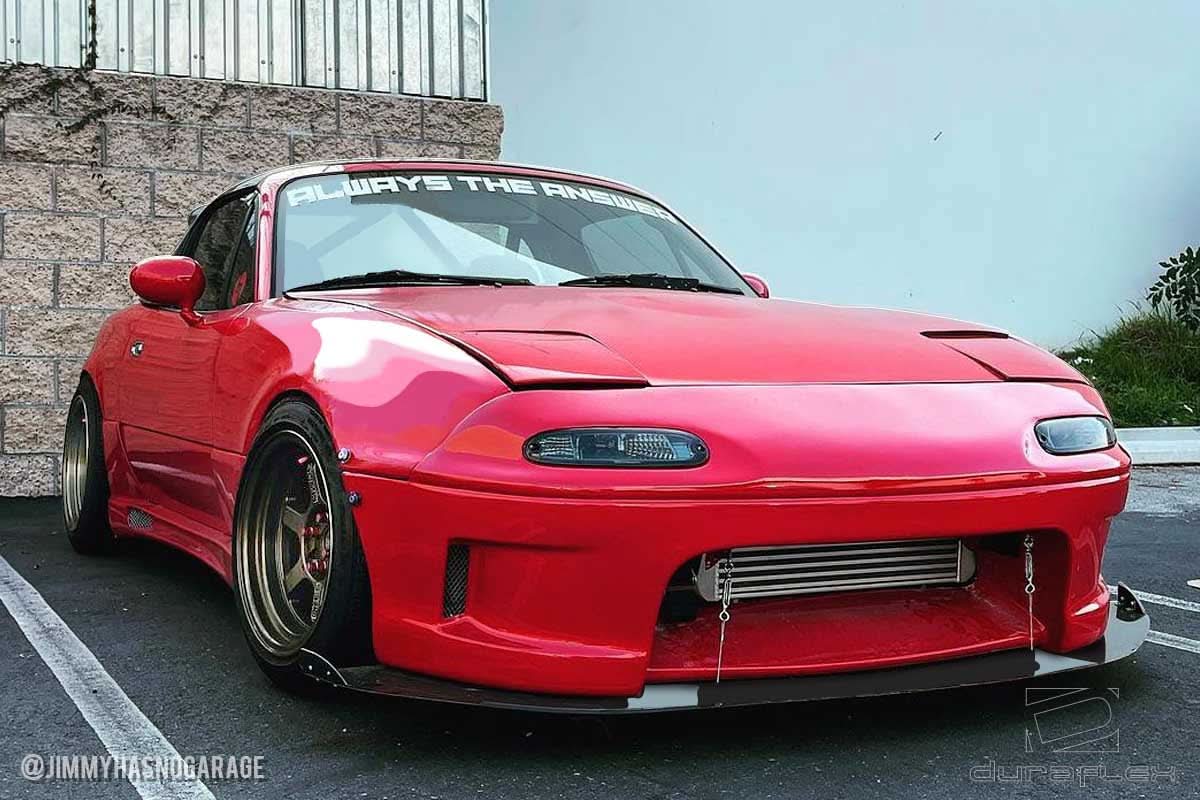 1990-1997 Mazda Miata Wizdom Style Front Bumper Cover - FRP