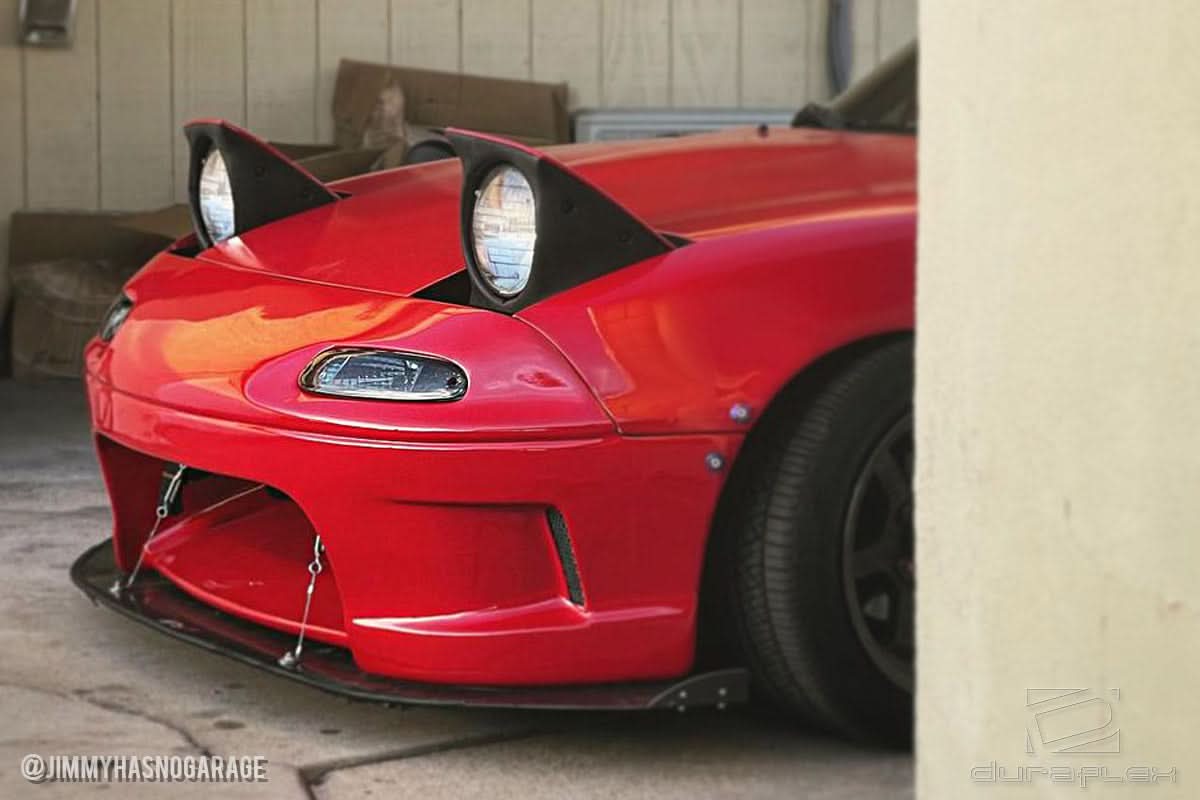 1990-1997 Mazda Miata Wizdom Style Front Bumper Cover - FRP