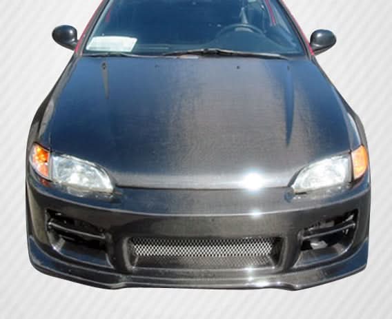 1992-1995 Honda Civic Dritech OEM Look Hood - Carbon Fiber