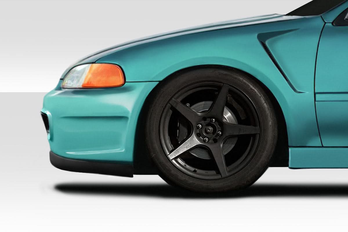 1992-1995 Honda Civic F-1 Style Fenders - 2 Piece - FRP
