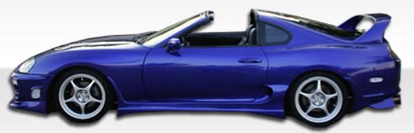 1993-1998 Toyota Supra Bomber Style Side Skirts - 2 Piece - FRP