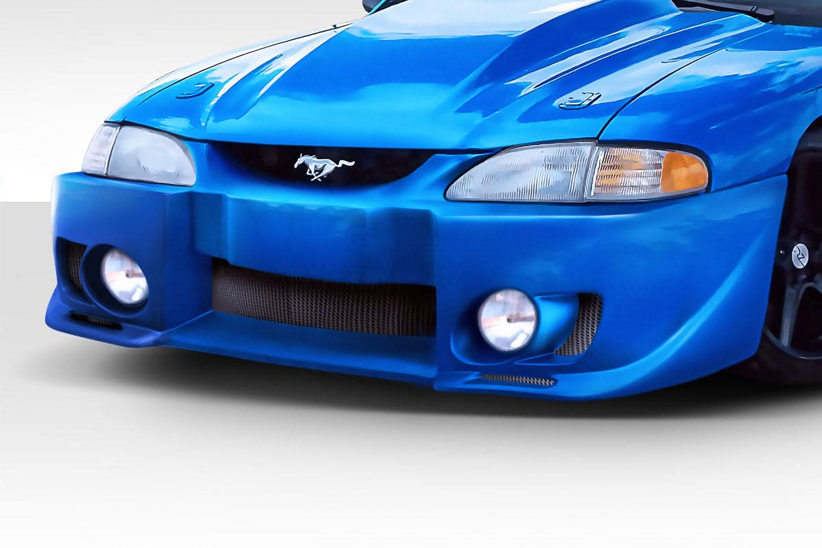 1994-1998 Ford Mustang Evo 5 Style Front Bumper Cover - 1 Piece - FRP