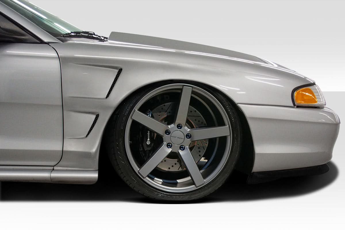 1994-1998 Ford Mustang Velocity Style Fenders - 2 Piece - FRP