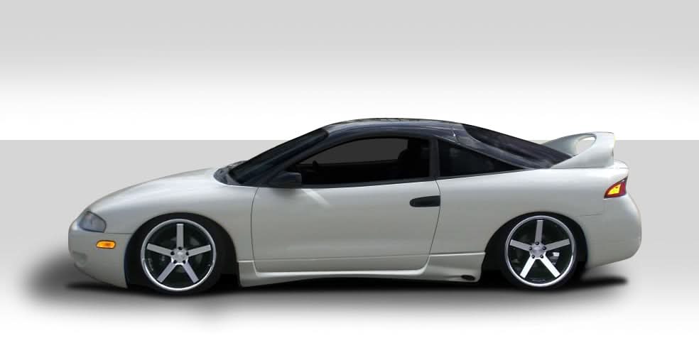 1995-1999 Mitsubishi Eclipse Kombat Style Side Skirts - 2 Piece - FRP