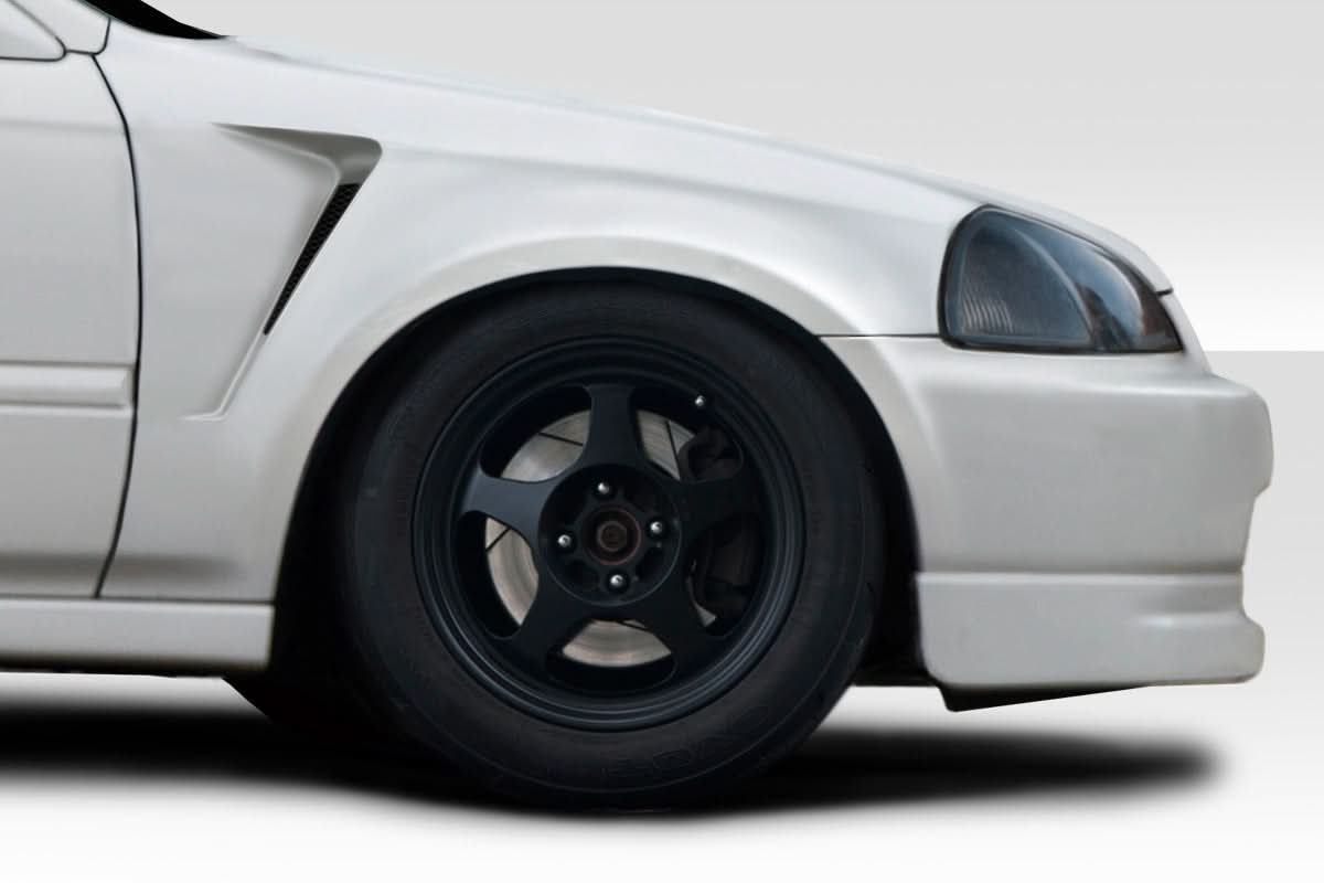 1996-1998 Honda Civic F-1 Style Fenders - 2 Piece - FRP
