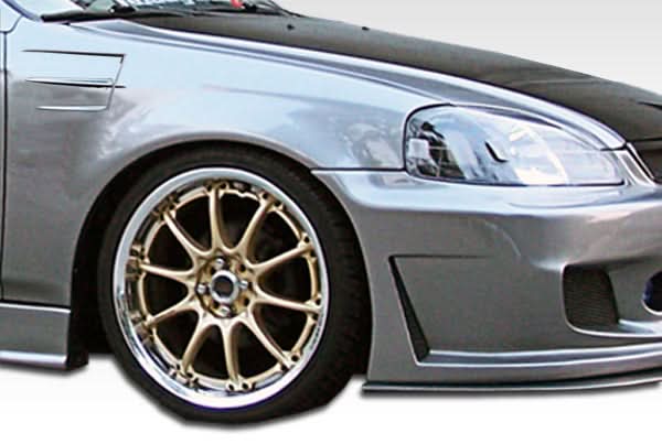 1996-1998 Honda Civic X-2 Style Fenders - 2 Piece - FRP