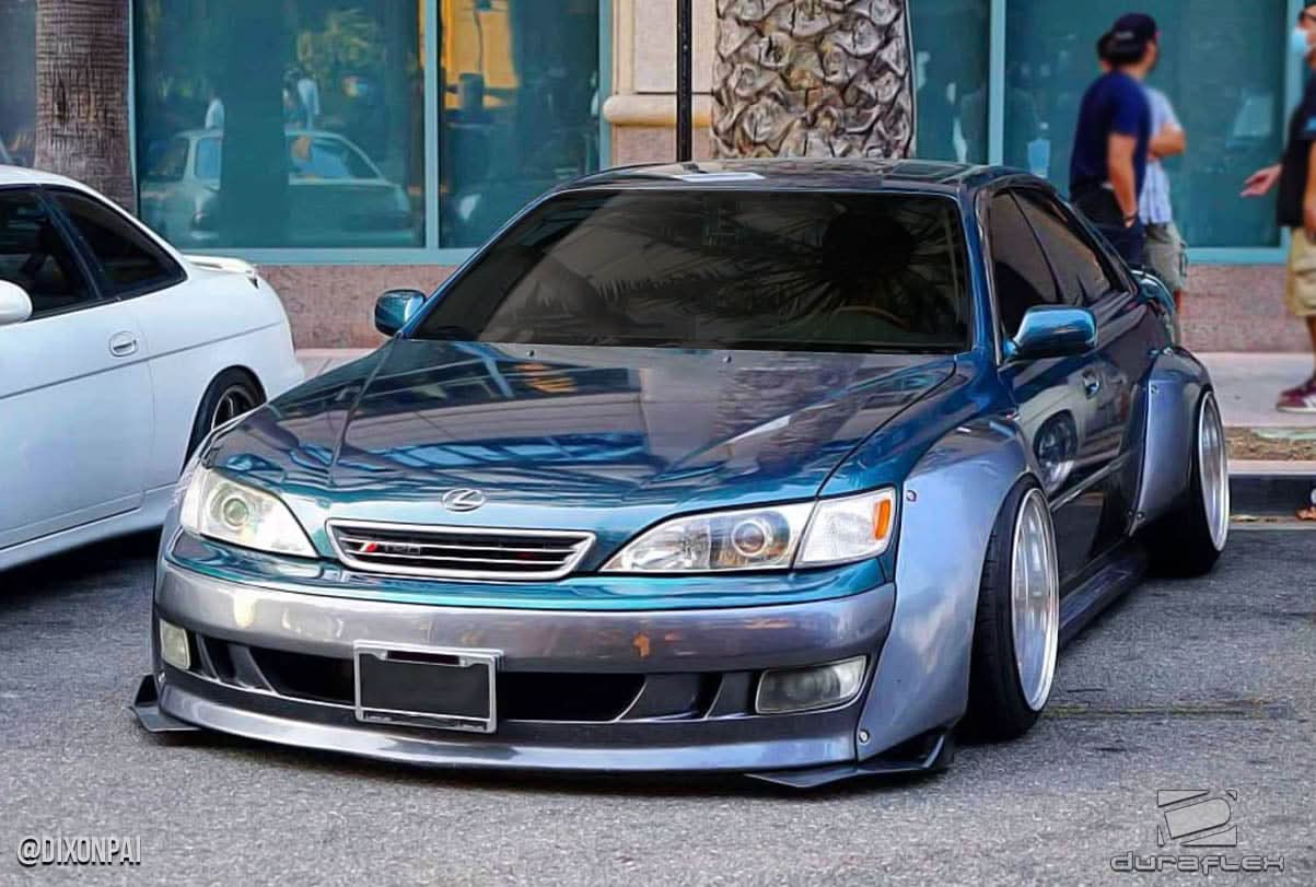 1997-2001 Lexus ES300 Evo Style Front Bumper Cover - FRP