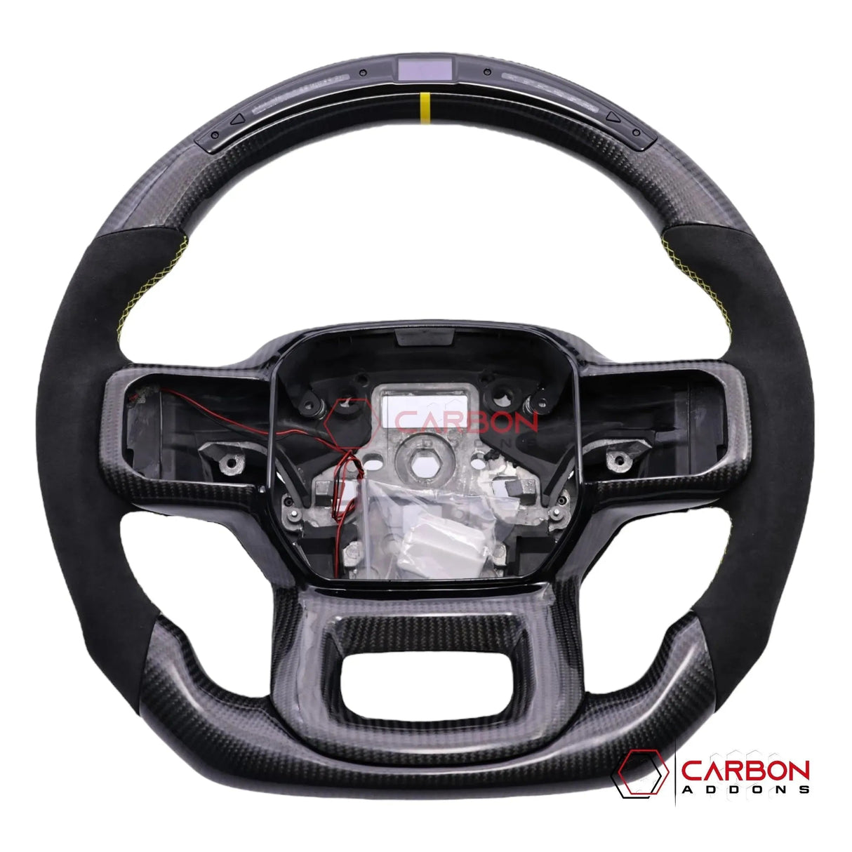 F150 2021-2024 Custom Heated Carbon Fiber Steering Wheel