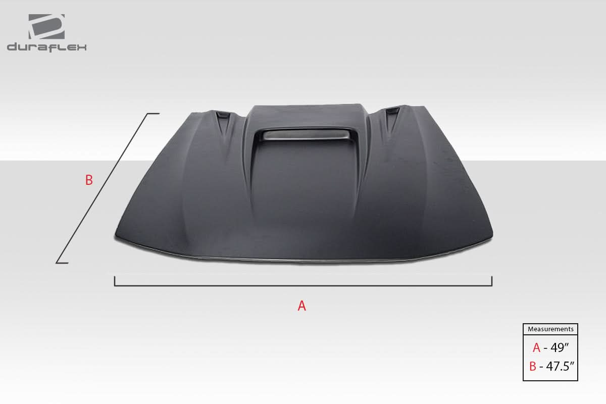 Universal Spyder 3 Style Hood Scoop - 1 Piece - FRP