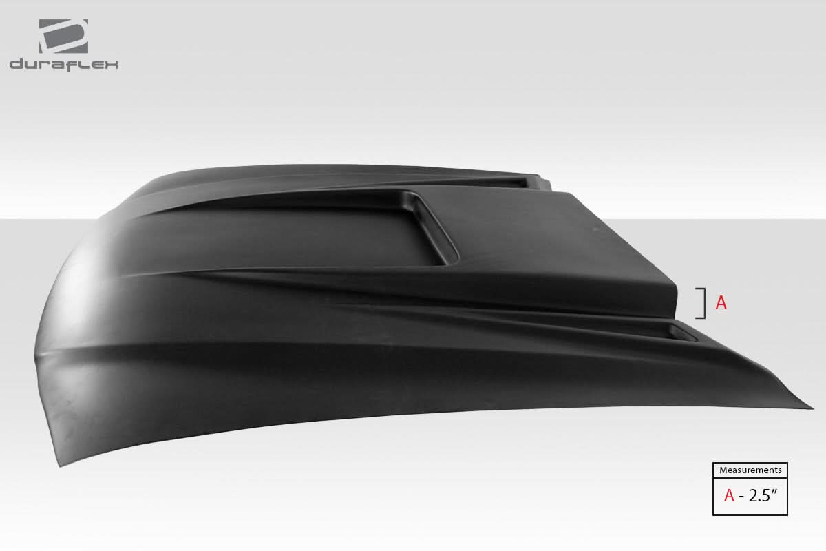 Universal Spyder 3 Style Hood Scoop - 1 Piece - FRP