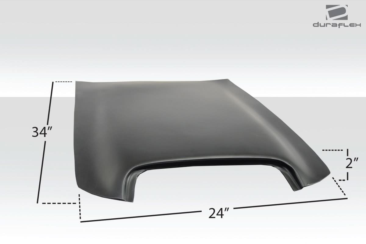 Universal Type 1 Style Hood / Roof Scoop - FRP