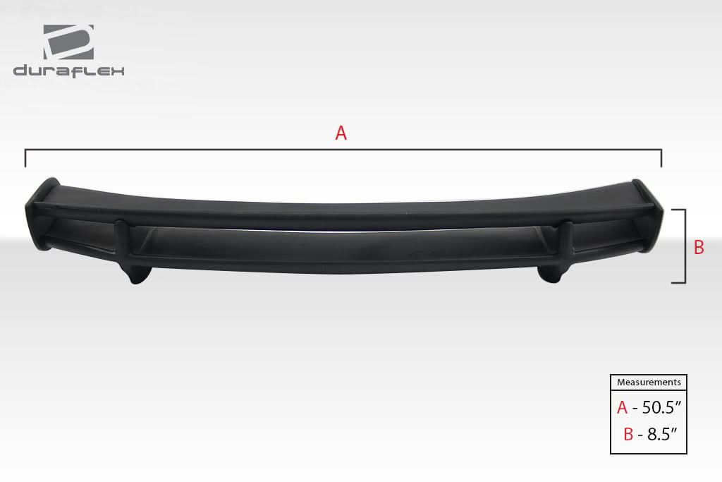 Universal Saleen Style Wing Trunk Lid Spoiler - 1 Piece - FRP