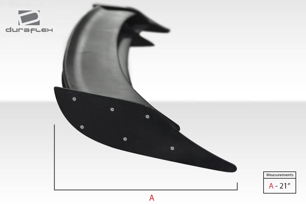 Universal Saleen Style Wing Trunk Lid Spoiler - 1 Piece - FRP