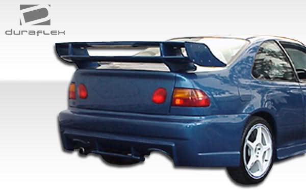 Universal Saleen Style Wing Trunk Lid Spoiler - 1 Piece - FRP