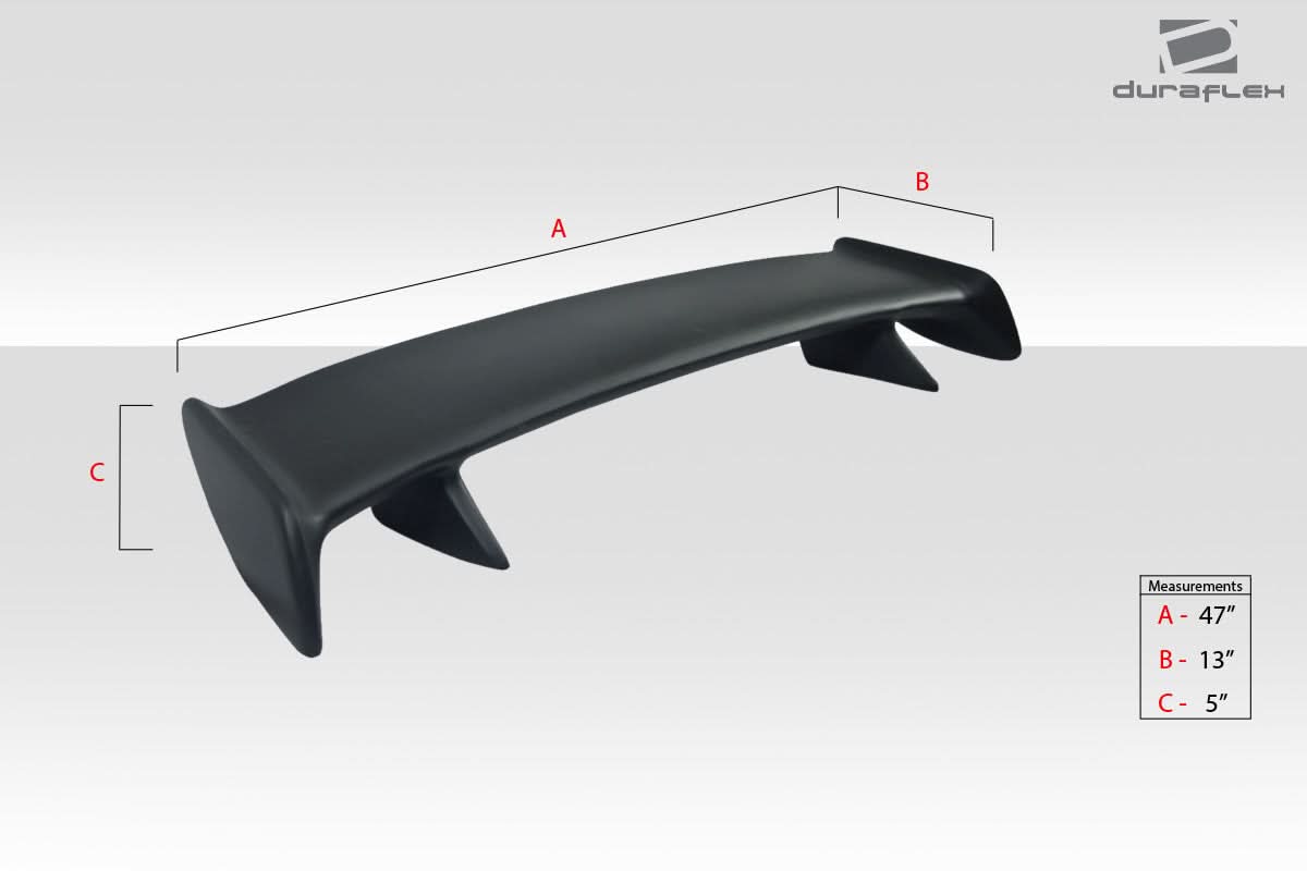 Universal Skyline Style Wing Trunk Lid Spoiler 1 Piece - FRP
