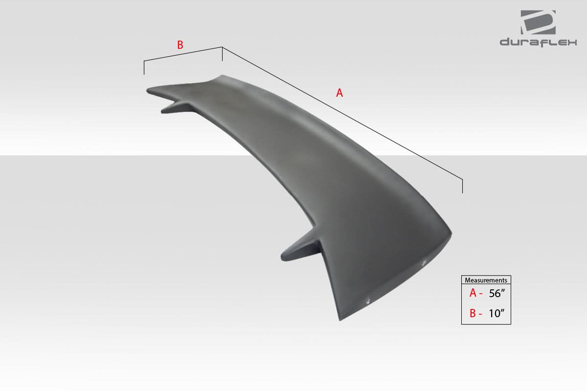 Universal Sniper Style Wing Spoiler - 1 Piece - FRP
