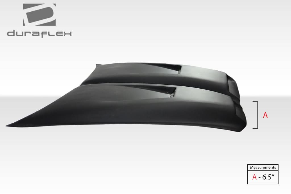 Universal Vortex Style Hood Scoop - 1 Piece - FRP