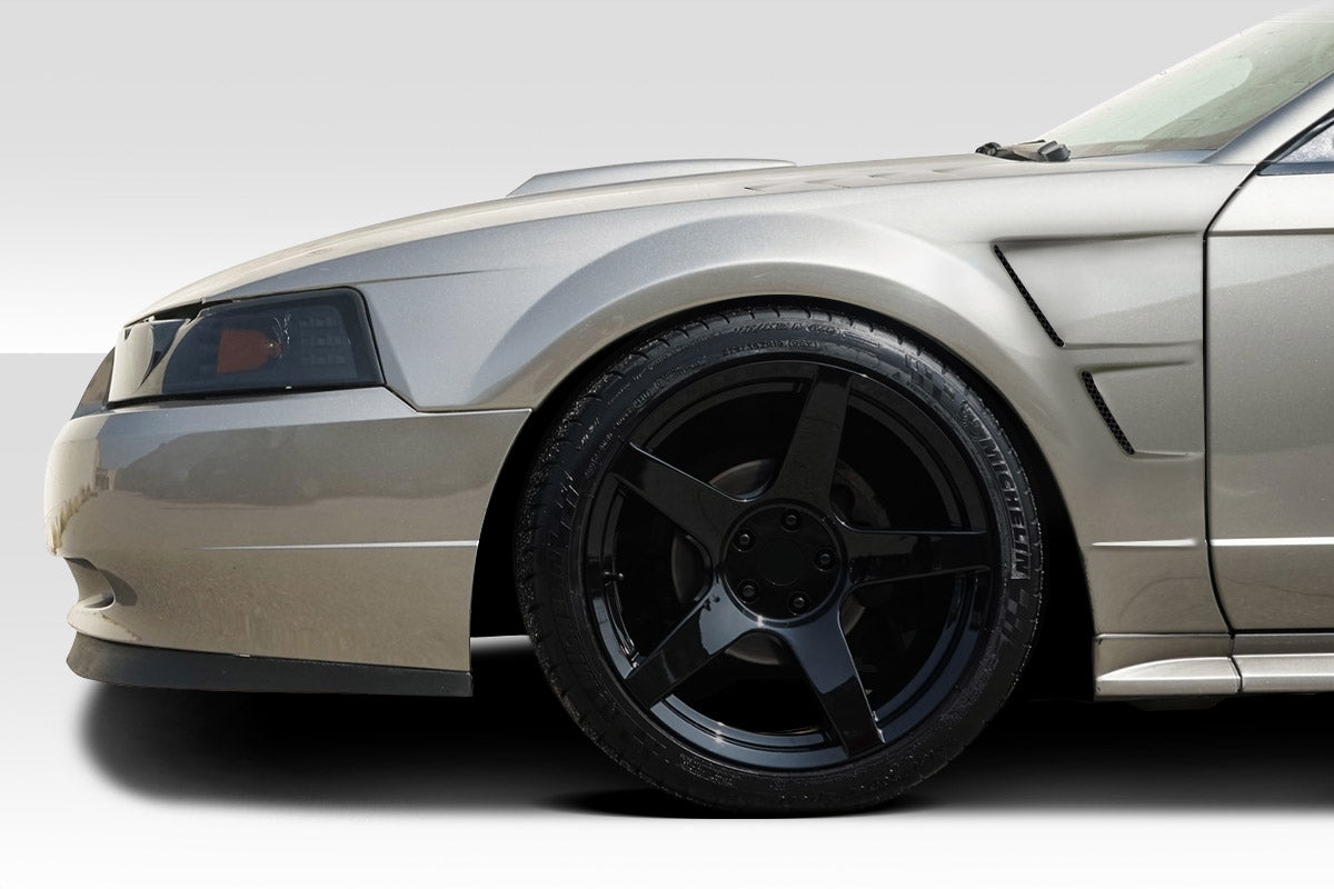 1999-2004 Ford Mustang Velocity Style Fenders - 2 Piece - FRP