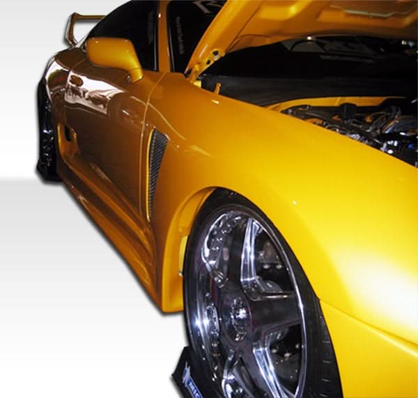 1993-1998 Toyota Supra TD3000 Style Wide Body Front Fenders - 2 Piece - FRP